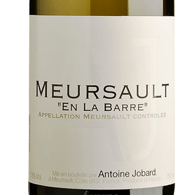 Antoine Jobard Meursault En La Barre 2018