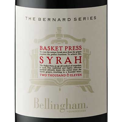 Bellingham Bernard Series Basket Press Syrah 2018