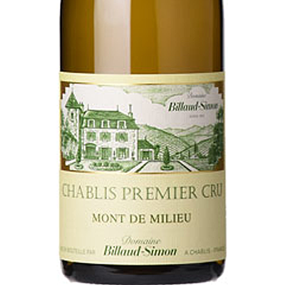 Billaud Simon Chablis 1er Cru 'Mont de Milieu' 2021