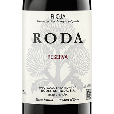 Bodegas Roda 'Roda Reserva' Rioja Spain 2019