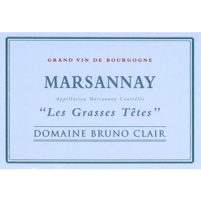 Bruno Clair Marsannay Les Grasses Tetes 2016