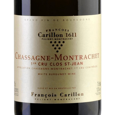 Francois Carillon Chassagne-Montrachet Clos Saint-Jean 1er Cru 2018