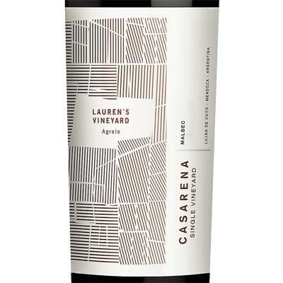 Casarena Lauren's Single Vineyard Agrelo Malbec Mendoza Argentina 2018