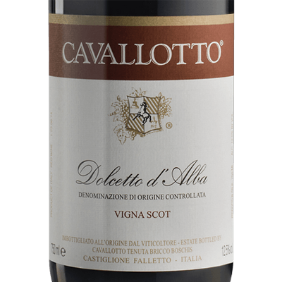 Cavallotto Dolcetto d'Alba "Vigna Scot" Italy 2020