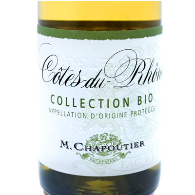 Chapoutier Cotes-du-Rhone Blanc Collection Bio 2019