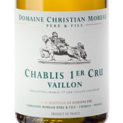 Christian Moreau Chablis 1er Vaillon 2019