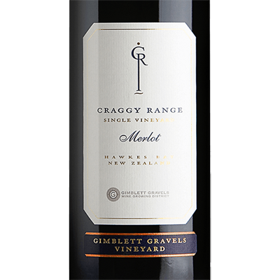 Craggy Range Gimblett Gravels Merlot Hawke's Bay New Zealand 2015