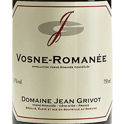 Jean Grivot Dom. Vosne-Romane Burgundy France 2016