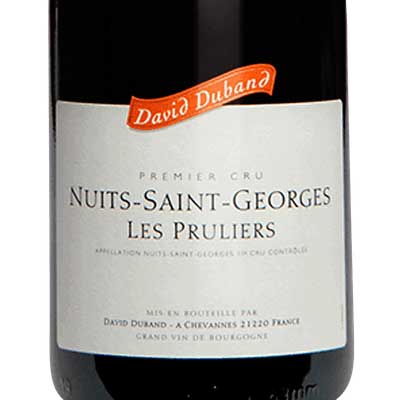 David Duband Nuits St Georges 1er Cru Les Pruliers 2018