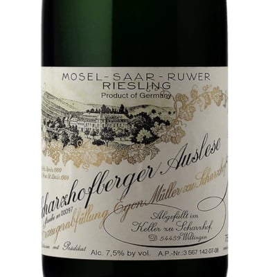 Egon Muller Scharzhofberger Auslese 2018