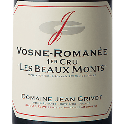 Jean Grivot Dom. Vosne-Romanee 1er "Les Beaux Monts" Burgundy France 2014