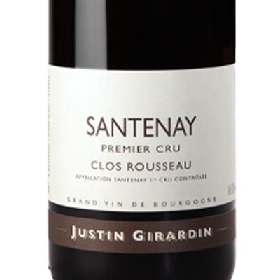 Justin Girardin Santenay Clos Rousseau 1er Cru 2019