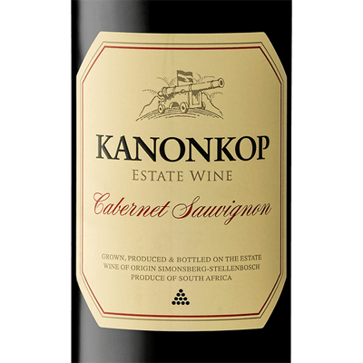 Kanonkop Estate Cabernet Sauvignon Stellenbosch South Africa 2017
