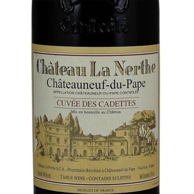 La Nerthe Cuvee Des Cadettes Chateauneuf du Pape Rouge 2018