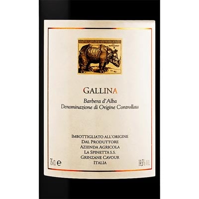 La Spinetta Gallina Barbera d'Alba 2015