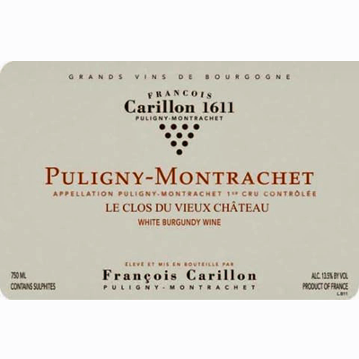 Francois Carillon Puligny-Montrachet Le Clos du Vieux Chateau Monopole 2019