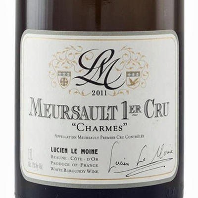Lucien Le Moine Meursault 1er Charmes Burgundy France 2016