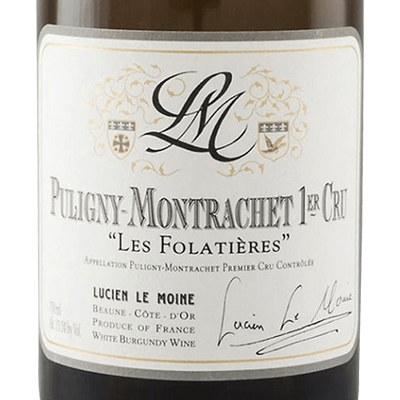 Lucien Le Moine Puligny-Montrachet 1er Folatieres Burgundy France 2013