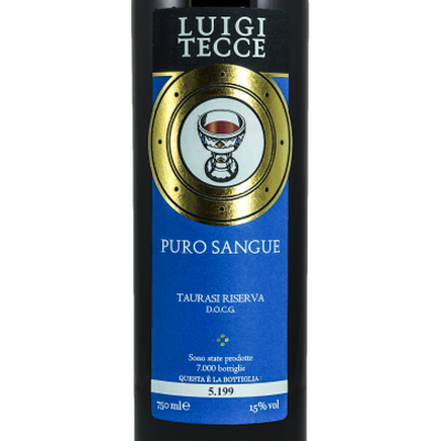 Luigi Tecce Taurasi Riserva Purosangue Campania Italy 2016