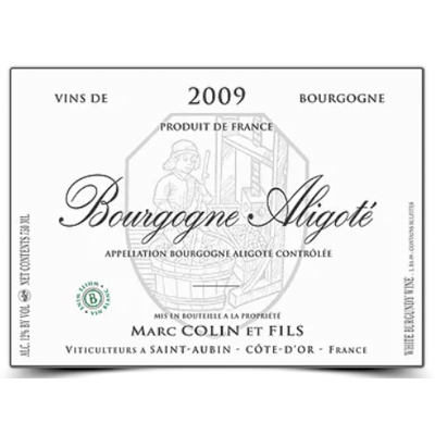 Marc Colin Dom. Bourgogne Aligote Burgundy France 2016