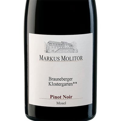 Markus Molitor Brauneberger Klostergarten ** Pinot Noir Dry 2019