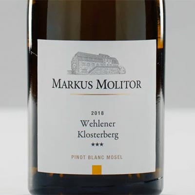 Markus Molitor Wehlener Klosterberg Pinot Blanc Dry *** 2020