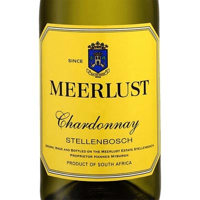 Meerlust Chardonnay Stellenbosch South Africa 2022