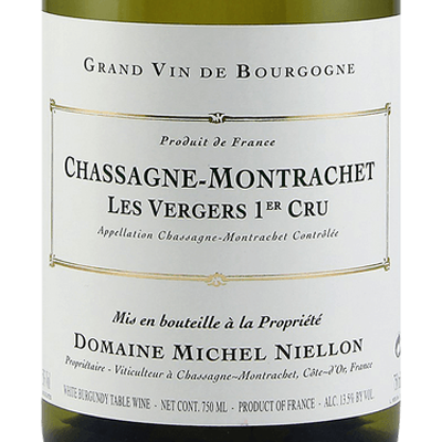 Michel Niellon Chassagne Montrachet 1er Vergers Burgundy France 2017