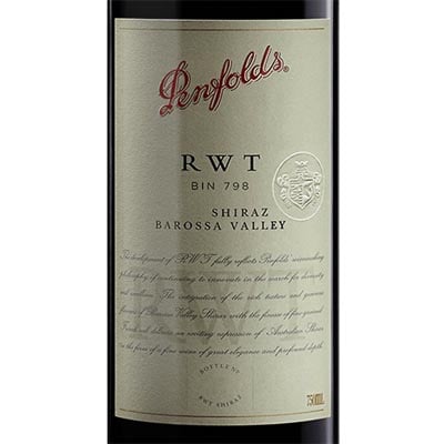 Penfolds RWT Bin 798 Barossa Shiraz 2019