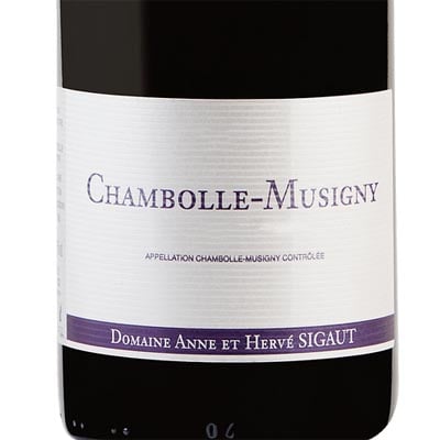 Anne et Herve Sigaut Chambolle Musigny 2021