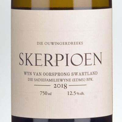 The Sadie Family Wines Skerpioen (Chenin Blanc & Palomino) Swartland South Africa 2018