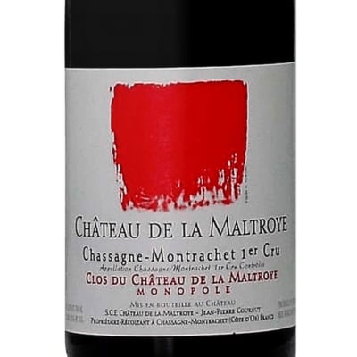 Chateau de la Maltroye Chassagne Montrachet Rouge 1er Cru Clos du Chateau Monopole 2021