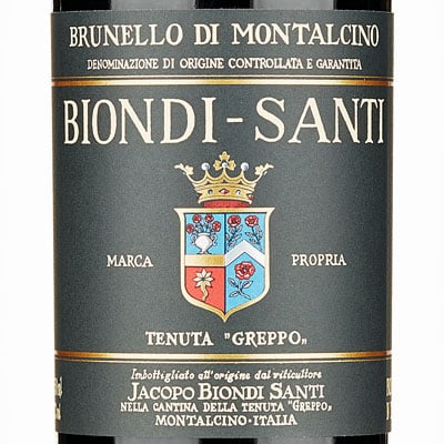 Biondi Santi Brunello di Montalcino Greppo Italy 2008