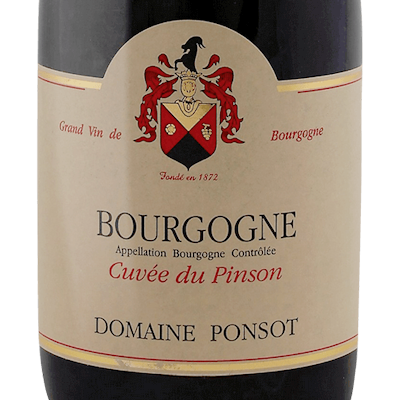 Ponsot Dom. Bourgogne Cuvee du Pinson Burgundy France 2018