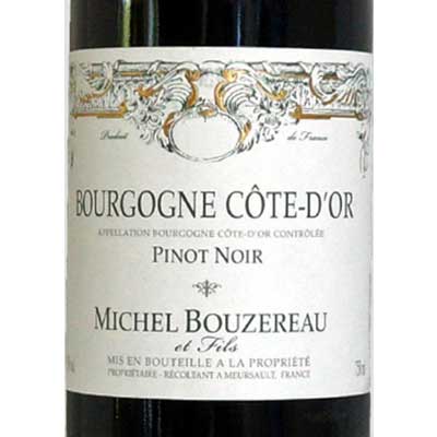 Michel Bouzereau et Fils Bourgogne Cote d'Or Pinot Noir 2018