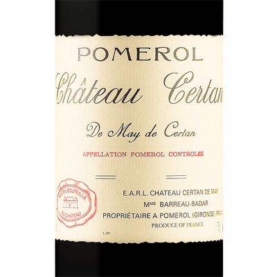 Ch. Certan de May Pomerol France 2014