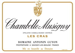 Dom. Antonin Guyon Chambolle Musigny Les Cras 2020