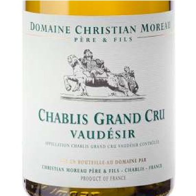 Christian Moreau Chablis Grand Cru Vaudesir 2018