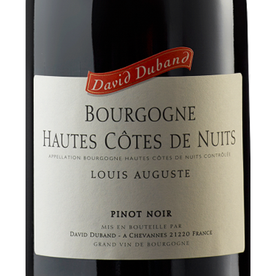 David Duband Bourgogne Hautes Cotes de Nuits Rouge 2017