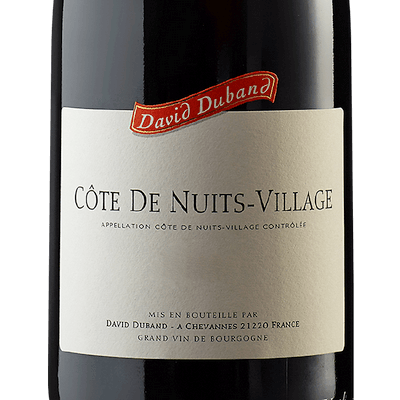 David Duband Cotes du Nuits Villages Rouge 2017