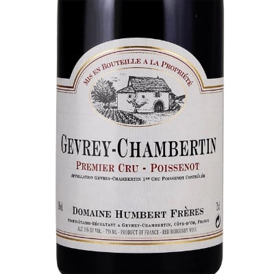 Domaine Humbert Gevrey Chambertin 1er Cru Poissenots 2019