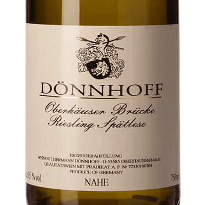 Donnhoff Oberhaeuser Bruecke Riesling Spatlese Nahe Germany 2020