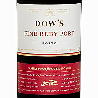 Dow's Fine Ruby Port Portugal NV