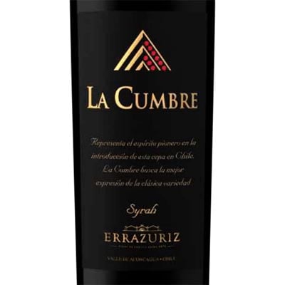 Errazuriz La Cumbre Syrah 2015