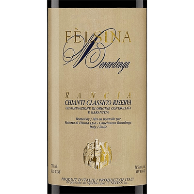 Felsina Rancia Chianti Classico Riserva Italy 2009