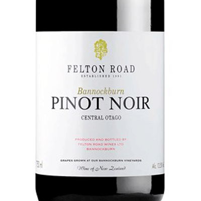 Felton Road Bannockburn Central Otago Pinot Noir New Zealand 2020