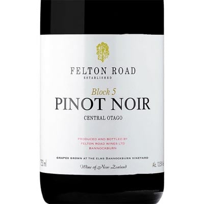 Felton Road Block 5 Pinot Noir 2012