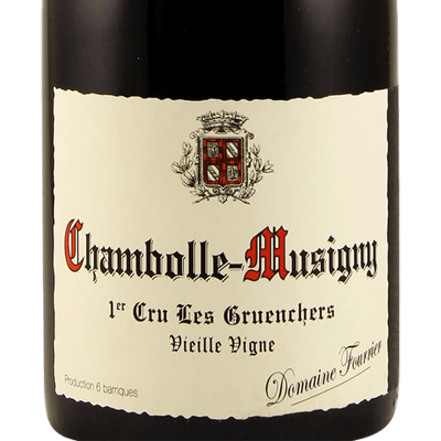 Fourrier Dom. Chambolle Musigny 1er Gruenchers Vieille Vigne Burgundy France 2017