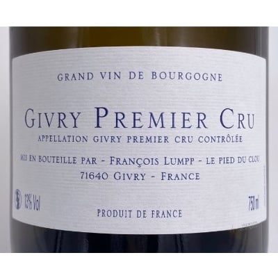 Francois Lumpp Givry 1er Cru Rouge 2021