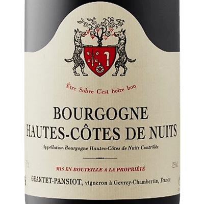 Geantet Pansiot Bourgogne Hautes Cotes de Nuits Rouge 2020